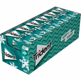 Trident Extreme Menthol – Chicles sin Azúcar con Sabor a Menta – Paquete de 24 Envases de 14 g