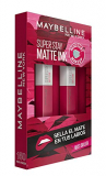 Maybelline New York, SuperStay Matte Ink, Cofre 2 Pintalabios Permanentes Líquidos de Larga Duración, Efecto Mate, Maquillajes Labiales, Tono 150 Path Finder – 2 Unidades, 10 ml