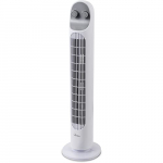 ARDES | AR5T801 Ventilador Vertical Regulable con 3 Intensidades de Velocidad y Oscilación de la Torre y Temporiz. Integr. Ventilador de Suelo o Superficie Blanco AR5T801