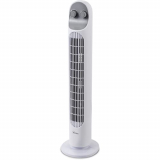 ARDES | AR5T801 Ventilador Vertical Regulable con 3 Intensidades de Velocidad y Oscilación de la Torre y Temporiz. Integr. Ventilador de Suelo o Superficie Blanco AR5T801