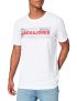 Jack & Jones JJHONOUR tee SS Crew Neck Camiseta, Blanco, M para Hombre