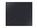 Candy CI633C/E1, Placa Inducción, 3 Zonas, 60CM, 9 Niveles de Potencia, 7,2KW, Mandos Centrales, Temporizador, Bloqueo de Seguridad, Indicador de Calor, Alerta Sobrecalentamiento y Derrames, Negro