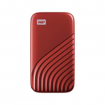 WD My Passport SSD 1TB – tecnología NVMe, USB-C, velocidad de lectura hasta 1050MB/s & de escritura hasta 1000MB/s – Rojo