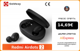 Xiaomi auriculares inalámbricos Redmi AirDots 2, por Bluetooth 5,0, TWS, modo Lag bajo, izquierda y derecha, estéreo, enlace automático|Auriculares y audífonos|