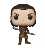 Funko – Pop! TV: Game of Thrones – Arya w/Two Headed Spear Figura Coleccionable, Multicolor (44819)