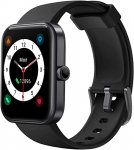 LATEC Smartwatch, Reloj Inteligente con Alexa Incorporado, 1,69» Pantalla, Pulsera Actividad Impermeable 5ATM con Monitor de Oxígeno de Sangre y Monitor de Frecuencia Cardíaca (Negro)