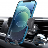 Amazon Brand – Eono Soporte Móvil Coche Ventilación,Universal Soporte Teléfono Porta Rejillas del Aire 360° Rotación,Porta Movil Coche Compatible con Smartphone iPhone13/12,Galaxy,Samsung,Huawei,etc