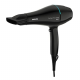 Philips Thermoprotect – Secador de Pelo Profesional, motor AC, cuidado iónico, boquilla 9 mm y 6 velocidades, temperatura ThermoProtect, 2100 W, negro y turquesa, BHD272/00