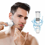 Cocoda Maquina Cortar Pelo, Cortapelos Hombre Profesional Recargable Inalámbrico con T-cuchilla, Recortadora de Barba/Corporal Impermeable con Pantalla LED & 4 Peines Guía para Hombres/Mujeres/Niños
