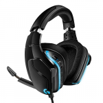 Logitech G635 Auriculares Gaming RGB con Cable, Sonido 7.1 Surround, DTS Headphone:X 2.0, Transductores 50mm Pro-G, USB/3.5mm, Mic Volteable para Silenciar, PC/Xbox One/PS4/Switch – Negro