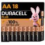 Duracell – NUEVO Pilas alcalinas Plus AA , 1.5 Voltios LR6 MN1500, paquete de 18