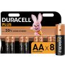 Duracell – Plus AA, Pilas Alcalinas (paquete de 8) 1.5 Voltios LR06 MN1500