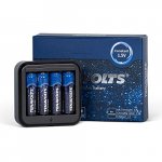 4 Pilas Recargables de Litio AA de 1,5 V para Tenavolts con Cargador USB Incluido, Recarga rápida de 1,8 h, 2775 mWh – 4 Pilas AA con Cargador