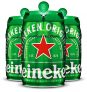 Heineken Cerveza Lager Barril Pack, 2 x 5L