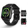 RIVERSONG Reloj Inteligente Hombre Mujer con Llamada Bluetooth, 1.7» Reloj Deportivo con Frecuencia Cardíaca,SpO2,Podómetro, Monitor de Sueño, 120+Modos Deportivos, Smartwatch para Android/iOS,Negro