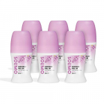 Marca Amazon – Solimo Desodorante roll-on, perfume fresco de salvia, unisex, Paquete de 6 (6 x 50 ml)