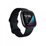 Fitbit Sense – Smartwatch avanzado de salud con herramientas avanzadas de la salud del corazón, gestión del estrés y tendencias de temperatura cutánea, Acero inoxidable grafito, con Alexa integrada