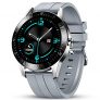GOKOO Reloj Inteligente Hombres Smartwatch Monitor de Actividad con 24 Modos Deportivos Pulsómetro Calorías Monitor de Sueño Podómetro IP67 Impermeable Reloj Compatible con Android iOS (Plata)