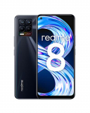 realme 8 Smartphone Libre, Cámara cuádruple con IA de 64MP, Pantalla completa AMOLED superior de 6,4″, Carga Dart de 30W, Batería masiva de 5000 mAh, Dual Sim, NFC, 6+128‘GB, Punk Black