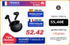 Versión global Huawei FreeBuds 4i Auriculares inalámbricos con reducción activa del ruido de las llamadas Bluetooth 5.2 Auriculares de 10 mm dinámicos|Auriculares y audífonos|