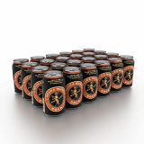 Damm – Cerveza Negra Bock-Damm, Pack de 24 Latas 33cl | Cerveza Negra Estilo Múnich, Elaborada con Maltas Tostadas, 100% Ingredientes Naturales, Original y de Alta Calidad Formato Lata