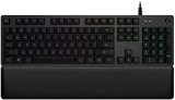 Logitech G513 Teclado Gaming Mecánico con Reposamanos, RGB LIGHTSYNC, Teclas GX-Táctil Marrón, Aleación de Aluminio, Teclas F Personalizables, Paso de USB, Disposición QWERTY ES – Carbón/Negro