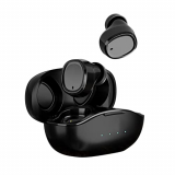 Auriculares inalámbricos Bluetooth 5.0 con reducción de Ruido, Auriculares Deportivos con IPX5, Resistentes al Agua, Auriculares estéreo Integrados HD Mic, Auriculares para iPhone Android(Negro)