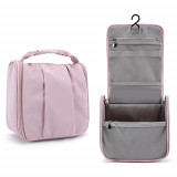 Augot Neceser de Viaje Mujer, Neceser Maquillaje Impermeable Bolsa de Aseo Mujer para Colgar Baño Neceser Maquillaje Organizador (Rosa)