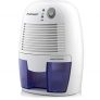 Pro Breeze Mini Deshumidificador 500ml, Silencioso y Portátil, Apagado automático, Antihumedad. contra Moldes y Humedad. Ideal para habitación, Baño, Cocina, Garaje