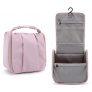 Augot Neceser de Viaje Mujer, Neceser Maquillaje Impermeable Bolsa de Aseo Mujer para Colgar Baño Neceser Maquillaje Organizador (Rosa)