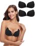 Nieery Sujetador Adhesivo Invisible Push Up Sujetador Reutilizable Sujetador sin Tirantes Suave y Cómodo para Vestido sin Espalda y para Traje de Baño