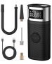 USERCENT Compresor Aire Portatil Inflador Ruedas Coche, Hinchador Electrico con Power Bank y Luz LEd, 150PSI(10,3bar) 6000mah Mini Bomba de Aire Bicicleta, Moto, Coche