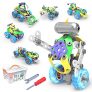 CENOVE Juguetes de Construcción Stem, 109 Piezas Kit de Construcción Educativo Juguetes con Motor Eléctrico Mejor Regalo para Niños y Niñas 5 6 7 8 9 10+ años