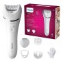 Depiladora Philips Series 8000 Wet & Dry con 6 accesorios (modelo BRE715/00)