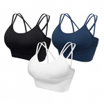 HBselect Sujetador Deportivo Mujer Material Cómodo Suave para Gimnasio Yoga Bailar