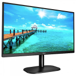 AOC 22B2QAM- Monitor Office de 22″ Full HD (1920×1080, VA, 16:9, HDMI 1×1.4, Displayport 1×1.4, 250 CD/m, 75 Hz, 4ms, FlickerFree), Negro