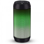Altavoz Bluetooth Potente Portatil con Luz LED de 5 Modos Altavoces Bluetooth con Radio FM Inalambricos Recargable USB apoya TF Card/Memoria USB de 32G Altavoz Portatil Estereo, Verde
