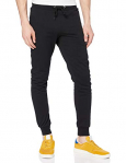 FM London Hyfresh Slim Fit, Pantalones deportivos Hombre, Negro (Black 01), Medium