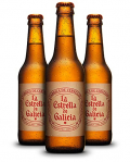 La Estrella de Galicia Cerveza – Pack de 24 botellas x 330 ml – Total: 7.92L