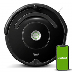 iRobot – Robot aspirador Roomba 671 conectado a WIFI, Para alfombras y suelos, Tecnología Dirt Detect, Sistema limpieza en 3 fases, Sugerencias personalizadas, Compatible con asistentes de voz
