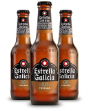Estrella Galicia 0,0 Tostada Cerveza – Pack de 24 botellines x 250 ml – Total: 6 L