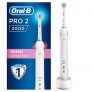 Oral-B PRO 2 2000 Sensi Ultrathin Cepillo De Dientes Eléctrico, 1 Mango Blanco Recargable Con Tecnología De Braun, 1 Cabezal De Recambio, Para Encías Y Dientes Sensibles