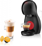 Nescafé Dolce Gusto Piccolo XS De’Longhi EDG210.B Cafetera de cápsulas, 15 bares de presión, diseño compacto, Steel, Negro