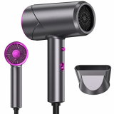 Secador Pelo Ionico 1800W, Secador de Pelo Profesional Poderoso, 2 Velocidades y 3 Temperaturas, Secador para el Cabello con Concentradores, ideal para Viaje