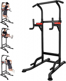 Power Tower, Entrenador de Músculos Abdominales, Barra de Dominadas Multifuncional de Torre de Músculos, Estabilidad, Espalda y Tríceps, Dominadas – Gimnasio familiar