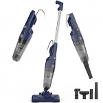 HiKiNS Aspiradora Escoba – 4 en 1 Potente Succión Aspiradoras Verticales Domésticas Livianas para Pisos de Madera Dura, Alfombras, Pelo de Mascotas, con Cable de Alimentación de 32.8 Pies de Largo