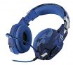 Trust Gaming Cascos PS4 & PS5 GXT 322B Auriculares Gamer con Micrófono Flexible y Diadema Ajustable, Cable de 1 m, para Playstation 4 & 5 – Azul