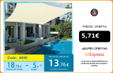 Sombrilla de protección solar impermeable, toldo de vela de sombra, tela de sombra para acampar, dosel grande para exteriores, jardín y Patio, 40% de descuento|Redes y toldos|