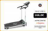 Cecotec Cinta de Andar RunnerFit Step. 1000 W, 12 programas predefinidos, Pantalla LED, 10 Km/h, con Altavoces, Plegable|Cintas de correr|