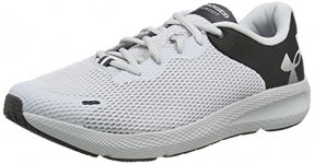 Under Armour UA W Charged Pursuit 2 BL Zapatillas para correr de carretera para Mujer, Gris (Halo Gray / Jet Gray / White), 39 EU